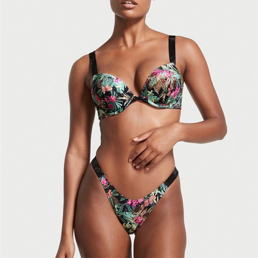 Victoria's Secret Shine Strap Brazilian set